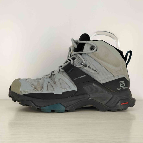 サロモン SALOMON X ULTRA 4 MID WIDE GORE-TEX トレッキングシューズ レディース JPN:24.5
