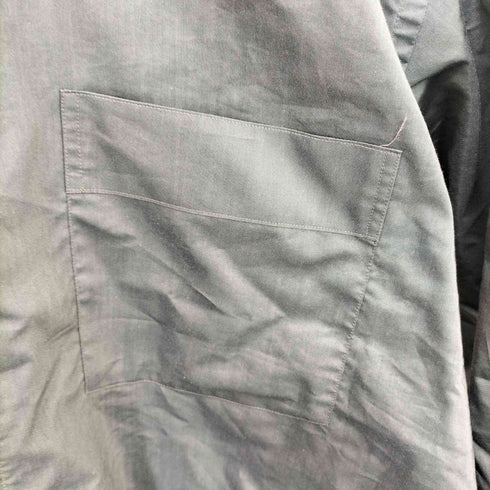 ハナエモリ HANAE MORI MONSIEUR ポリコットン バンドカラー L/S シャツ メンズ JPN:L
