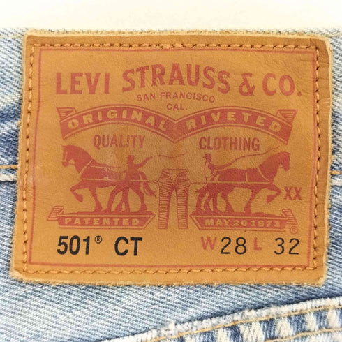 リーバイス Levis 501CT ダメージデニム メンズ 28×32