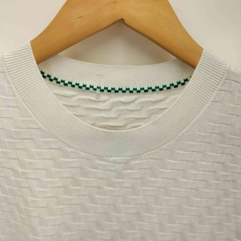PEAC A DONE エンブレム ラバー プリント 凹凸 クルーネック Tシャツ メンズ