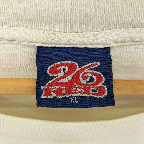26RED MADE IN USA 両面プリント バンドTシャツ シングルステッチ メンズ import:XL
