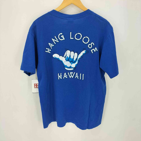 SUPER CRU 80S USA製 HAWAII HANG LOOSE Tシャツ メンズ import:L