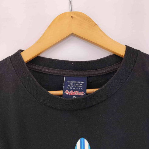 BIG BALL SPORTS 90s USA製 シングルステッチ フロントプリントTシャツ Hawaiian Surfer メンズ import:XL