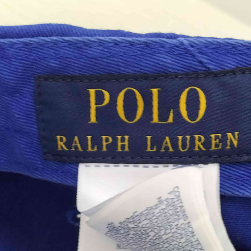 ポロラルフローレン POLO RALPH LAUREN POLO ベースボール ロゴ バック ポニー 刺繍 レザー アジャスター 6パネル キャップ メンズ ONE SIZE
