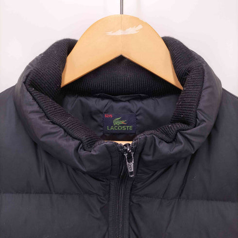 ラコステ LACOSTE 同色 ロゴ ジップアップ ダウン ベスト メンズ 52/5