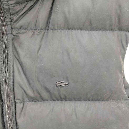 ラコステ LACOSTE 同色 ロゴ ジップアップ ダウン ベスト メンズ 52/5