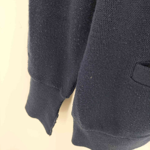 ジェフリービーン GEOFFREY BEENE USA製 ロゴ刺繍 アクリルカーディガン メンズ import:XL
