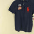 ポロラルフローレン POLO RALPH LAUREN CUSTOM SLIM FIT ビッグポニー刺繍 星条旗ポロシャツ メンズ import:S