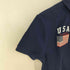 ポロラルフローレン POLO RALPH LAUREN CUSTOM SLIM FIT ビッグポニー刺繍 星条旗ポロシャツ メンズ import:S