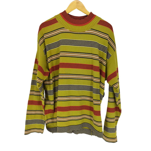 ドリスヴァンノッテン DRIES VAN NOTEN 80-90s 初期タグ ハイネックボーダーL/S TEE メンズ