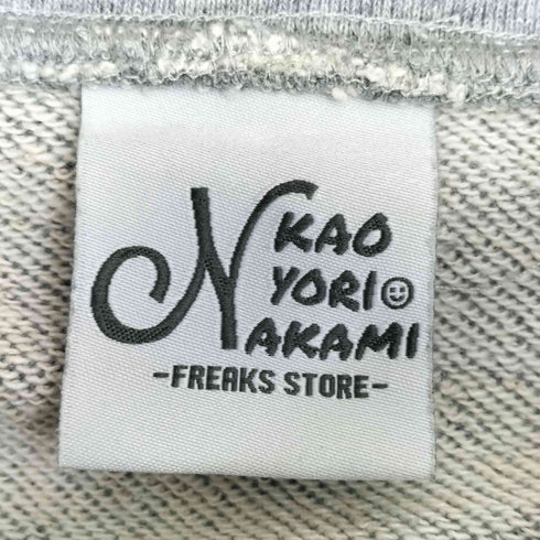 フリークスストア FREAKS STORE KAOYORINAKAMI 23SS PUNCH BOY HALF ZIP SWEAT ハーフジップスウェット メンズ JPN:XL