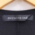 ミズイロインド mizuiro ind 22AW Knitted Stand Collar Shirt OP ニット スタンド カラー シャツ ワンピース レディース