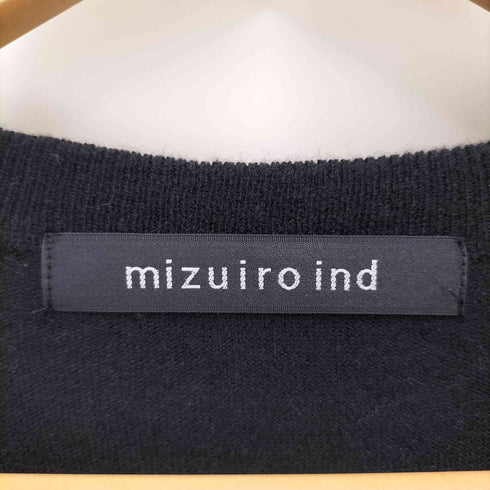 ミズイロインド mizuiro ind 24AW Crew Neck Wide Tunic クルーネック ワイド チュニック レディース FREE