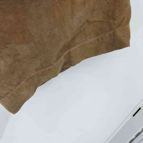 シルク100% ノーカラー S/S シャツブラウス レディース JPN:M