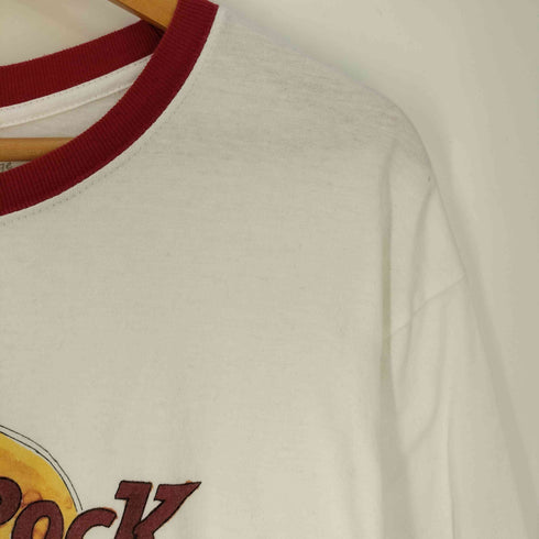 ハードロックカフェ Hard Rock Cafe インド製 FUKUOKA リンガーTシャツ メンズ import:L