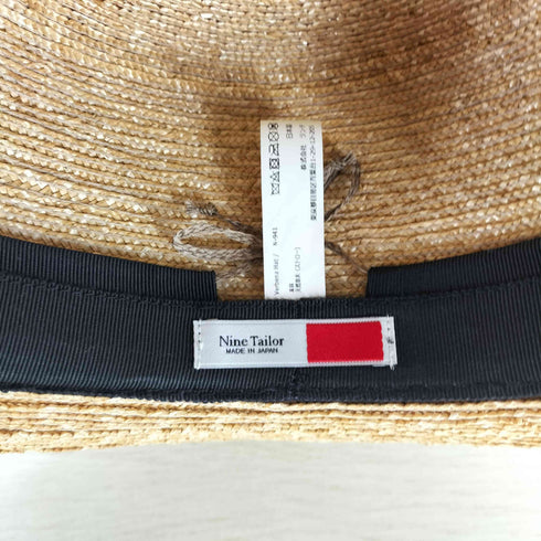 ナインテイラー Nine Tailor verbena hat ストローハット メンズ