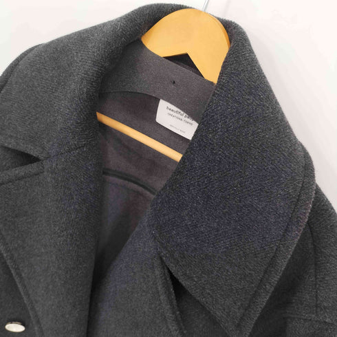 ビューティフルピープル beautiful people 23AW PILE MELTON SHORT P COAT パイルメルトンショートピーコート レディース