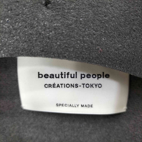 ビューティフルピープル beautiful people 23AW PILE MELTON SHORT P COAT パイルメルトンショートピーコート レディース
