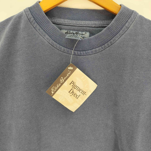 エディーバウアー Eddie Bauer 90-00S Pigment-Dyed ピグメント ダイ 染色加工 クルーネック スウェット デッドストック メンズ S/P