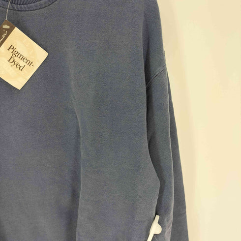 エディーバウアー Eddie Bauer 90-00S Pigment-Dyed ピグメント ダイ 染色加工 クルーネック スウェット デッドストック メンズ S/P