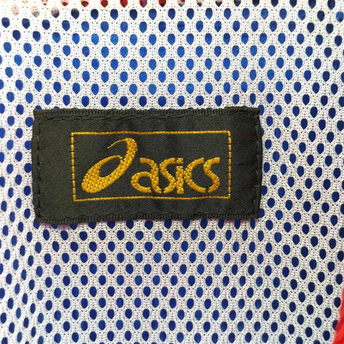 アシックス ASICS 裏地メッシュ スタンドカラー ナイロン トラックジャケット メンズ XO