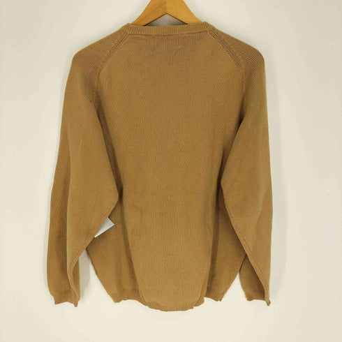 エディーバウアー Eddie Bauer 90-00S 白タグ 畦編み フリーダムスリーブ クルーネック ニット セーター メンズ import:M