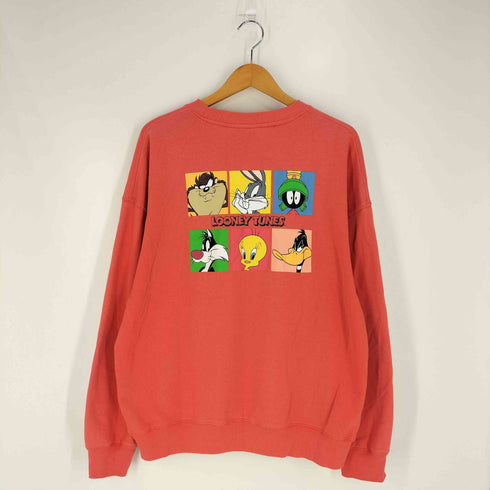 LOONEY TUNES キャラクタープリント クルーネック スウェット メンズ LL