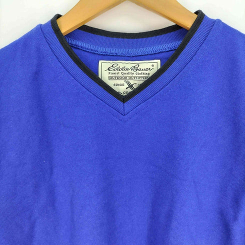 エディーバウアー Eddie Bauer 00S OUTDOOR OUTFITTERS Vネック L/S Tシャツ メンズ import:XS