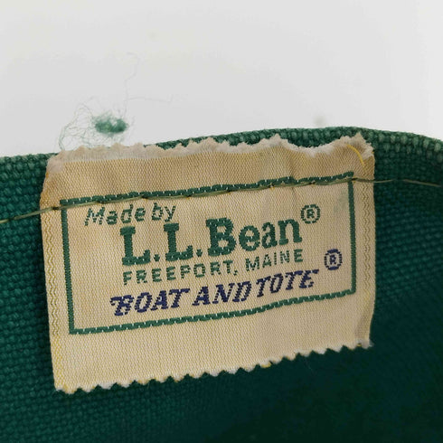 エルエルビーン L.L.Bean 80s ギザタグ FREEPORT MAINE BOAT AND TOTE ボートアンドトートバッグ デラックストートバッグ メンズ