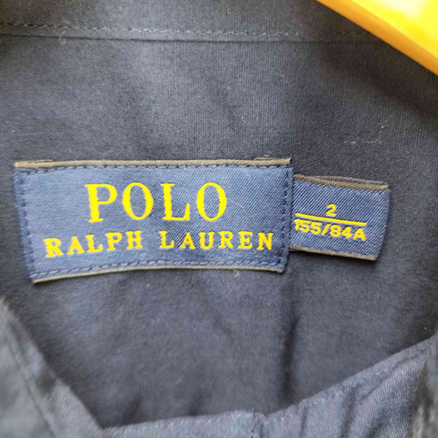 ポロラルフローレン POLO RALPH LAUREN ポニー 刺繍 ホリゾンタルカラー L/S シャツ レディース 2