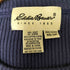エディーバウアー Eddie Bauer 90-00S 白タグ 畦編み Vガゼット コットン クルーネック ニット セーター メンズ import:XS