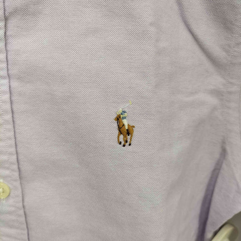 ラルフローレン RALPH LAUREN ポニー 刺繍 ボタンダウン L/S シャツ レディース 7