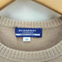 バーバリーブルーレーベル BURBERRY BLUE LABEL ワンポイント 刺繍 コットン ニット カットソー カーディガン アンサンブル レディース EUR:38