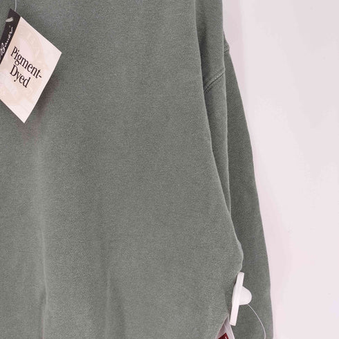 エディーバウアー Eddie Bauer 90-00S Pigment-Dyed ピグメント ダイ 染色加工 クルーネック スウェット デッドストック メンズ S/P