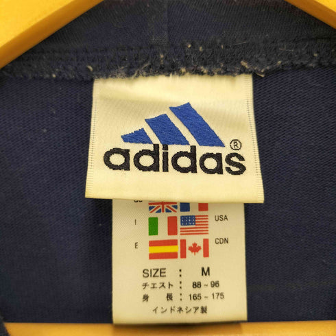 アディダス adidas 00S 国旗タグ ラバー パフォーマンスロゴ プリント プルオーバーパーカー レディース import:M