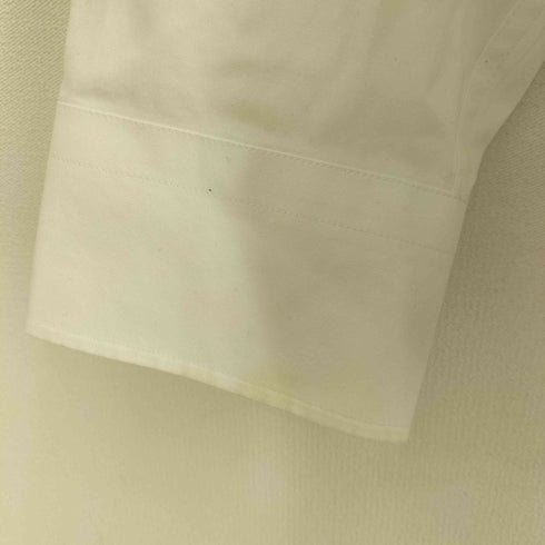 襟断ち切り バンドカラーフリンジシャツ メンズ