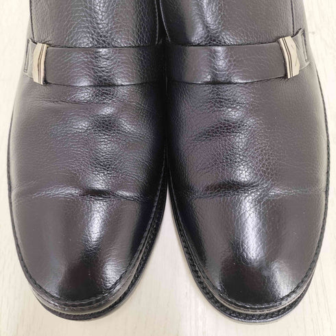 スコッチグレイン SCOTCH GRAIN シングル ストラップ シボレザー スリッポン シューズ レディース 24 1/2 EEE