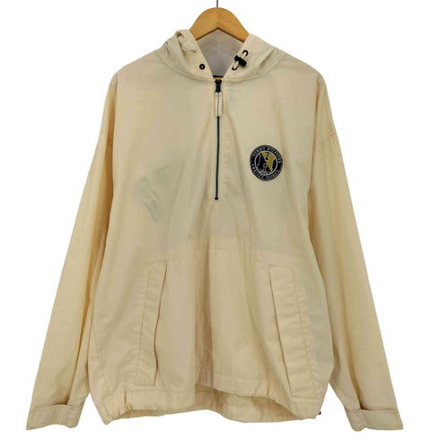 トミーヒルフィガー TOMMY HILFIGER 90s ロゴワッペン 裾ドローコード アノラックパーカー メンズ import:XL
