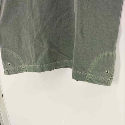 ランズエンド LANDS END 90S 裾ステッチ 切替 ポロ シャツ メンズ import:S