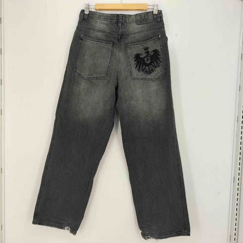 メッカ mecca ブラック バギーデニム メンズ 32/32