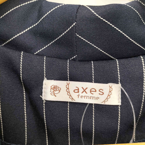 アクシーズファム axes femme カシュクール襟ワンピース レディース M