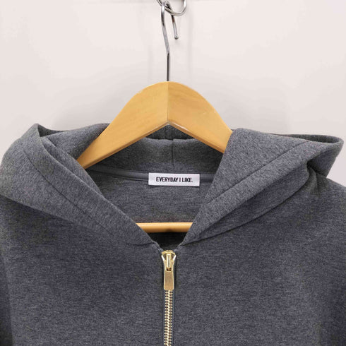 エブリデイアイライク EVERYDAY I LIKE Oversized ジップ フーディー レディース FREE
