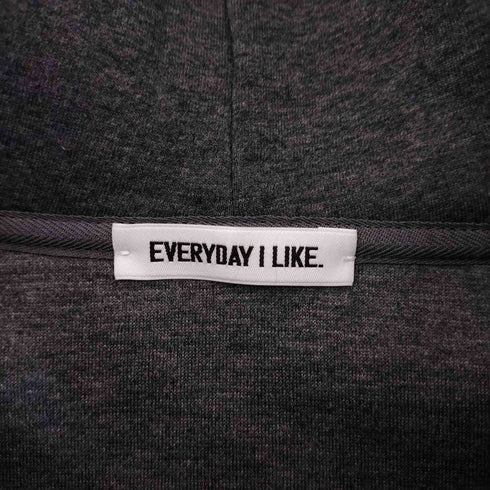 エブリデイアイライク EVERYDAY I LIKE Oversized ジップ フーディー レディース FREE