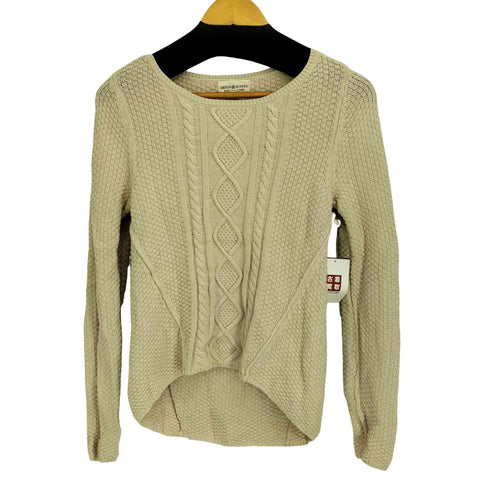 デニムアンドサプライ ラルフローレン DENIM & SUPPLY RALPH LAUREN テールカット ケーブル編み クルーネックコットンニット レディース import:S