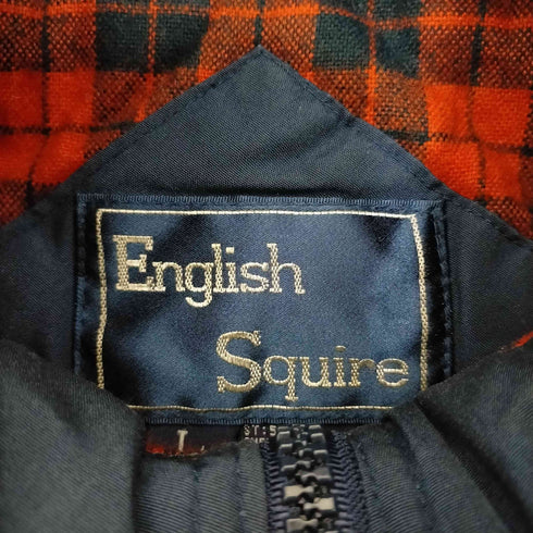 EnglishSquire 裏地チェック 中綿ワークジャケット メンズ JPN:L