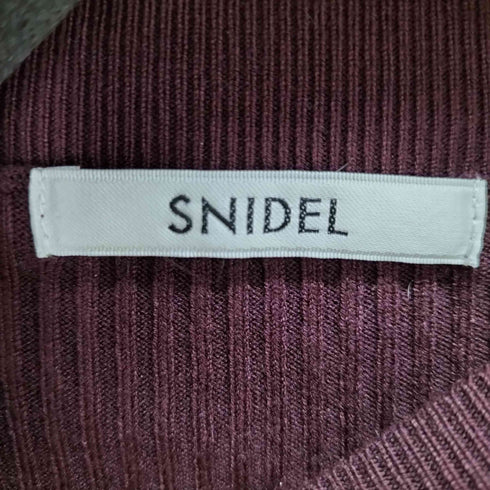 スナイデル snidel フリルスリーブニットプルオーバー レディース ONE SIZE