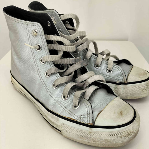 コンバース CONVERSE ALL STAR 日本製 HI 銀本革 スニーカー メンズ 5 1/2