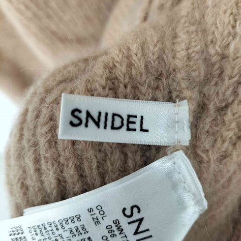 スナイデル snidel 22AW デコルテシアーニットプルオーバー レディース