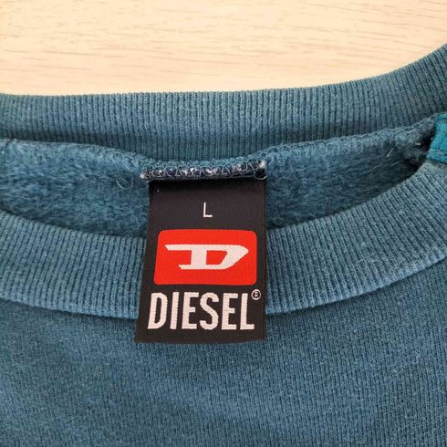ディーゼル DIESEL 00s old アームジップ ラグランスウェット パンドラ メンズ JPN:L