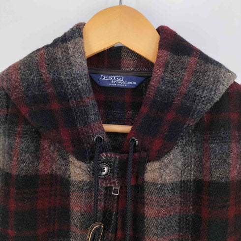 ポロバイラルフローレン Polo by RALPH LAUREN 80-90s USA製 三角タグ セーラーフード ウール ジャケット メンズ import:XL